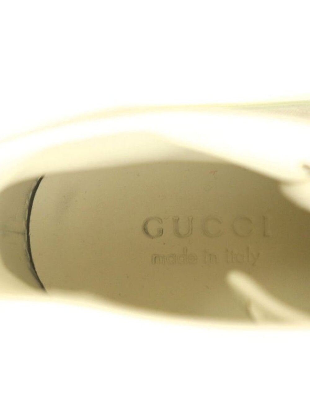 Gucci High Cut Sneakers Shoes GG Pattern Canvas 7 26.0 cm Light Beige - Picture 7 of 8